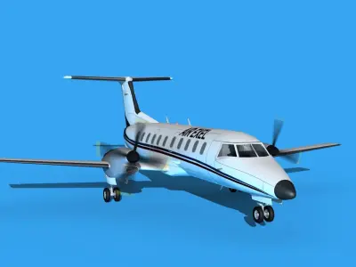 Embraer EMB120 Air Excel 3D model