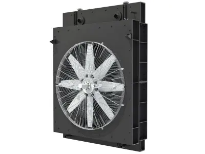 Engine Cooling System Radiator 3D model