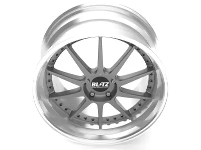 BLITZ TEHNOSPEED Z1 CUSTOM WHEELS 3D model