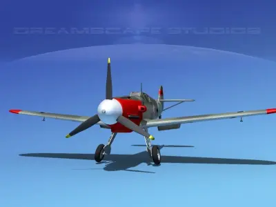 Messerschmitt BF-109 V02 3D model