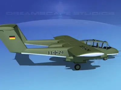 Rockwell OV-10 Bronco Germany 3D model