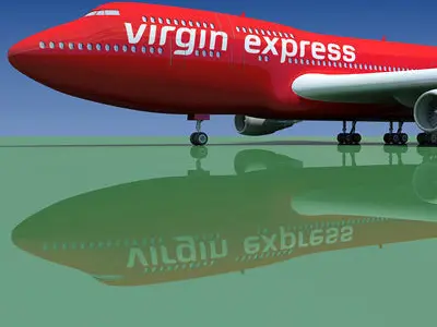Boeing Virgin Express 3D model