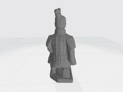 Terracotta Warriors Archer 3D Model 3D print model