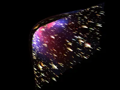 Bullet Cluster 3D model