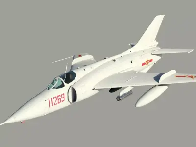 Nanchang Q-5 Fantan 3D model