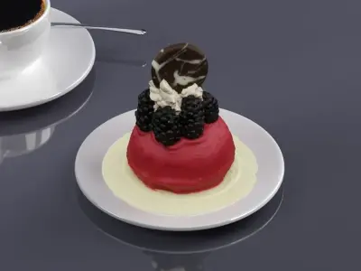 Dessert 0008 3D model