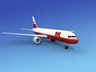Boeing 757-200 DHL Cargo 3D model