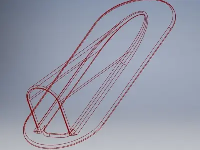 Cable fairing for experimental aircraft 3D print model