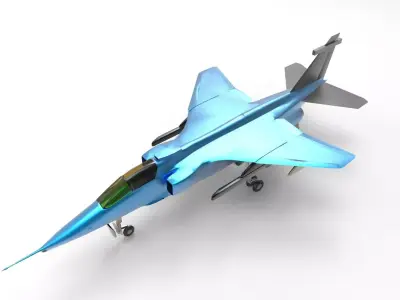 sepecat jaguar 1 3D model