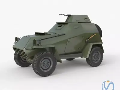 BA 64 Vray  3D model