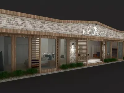 Exhibition Stand - ST0075 3D model