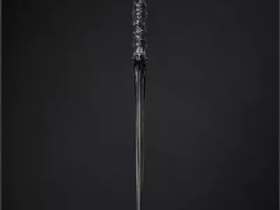 Nightreaver Dagger Low-poly 3D model