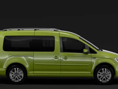 Volkswagen Caddy Maxi 2018 3D model
