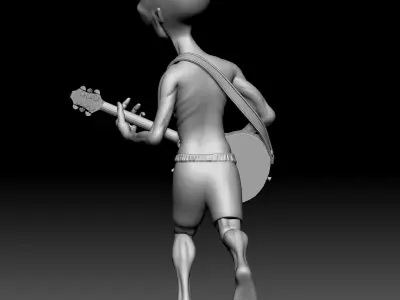 Alien Statue - 0350 3D print model