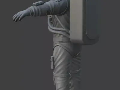 Astronaut Spacesuit 3D Model 3D model 25