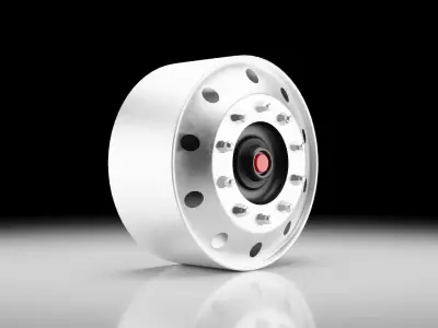 Alcoa Style Truck Wheel 3D model