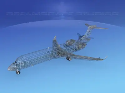 Comac ARJ21-700 Venture Air 3D model