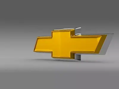 Chevrolet2 logo 3D model