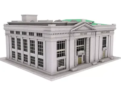 Riggs Bank 3D model