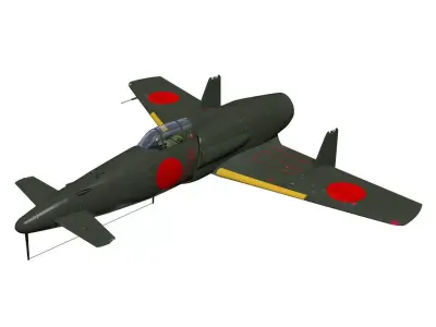 Kyusyu J7W2 Shinden kai 3D model