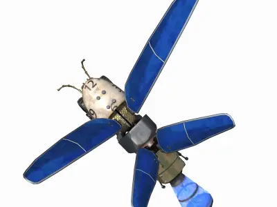 Lightning Bug PBR RIG ANIM Low-poly 3D model