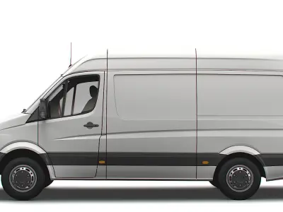 Volkswagen Crafter Van L2H2 2016 3D model