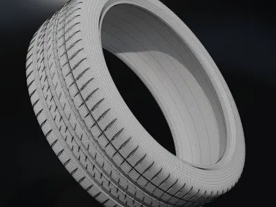 Michelin Pilot Sport 4s 215 35 ZR18 3D model