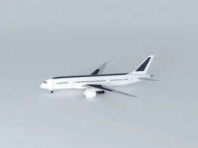 Template Boeing 7878S Free 3D model