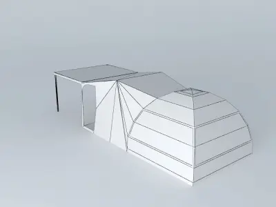Jet Tent by OZ tent Free 3D model