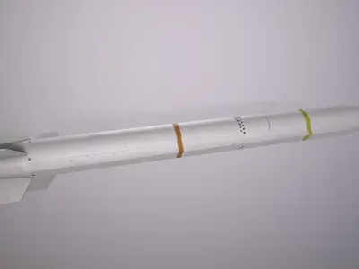 AGM-88G AARGM-ER Anti-radiation Missile Low-poly 3D model