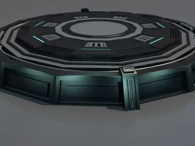 Landing platform 3D model