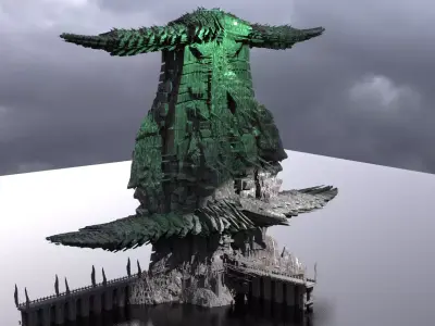 Atlan Great GateHall 3D model