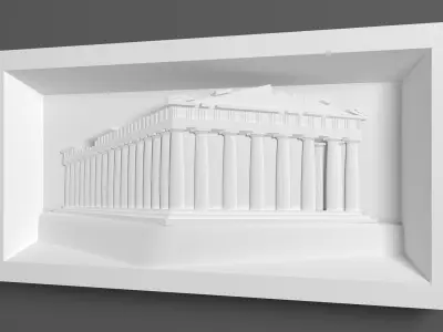 Parthenon for CNC Router and Free 3D print model