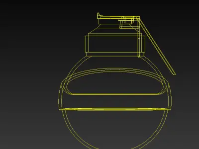 grenade round  Free 3D model