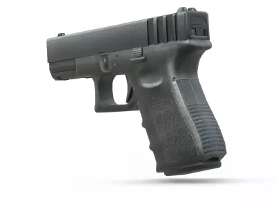 Glock 19 3D Model Fully Detailed and Game Ready Low-poly 3D model