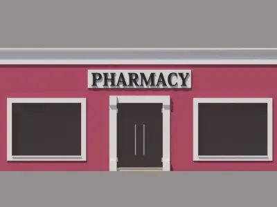 Mexican Pharmacy 3D model