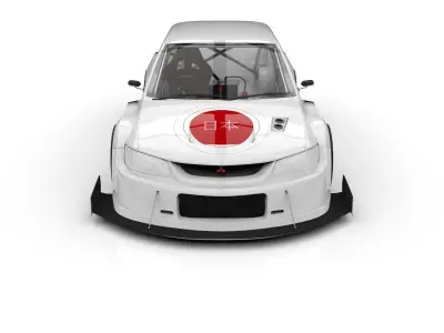 Mitsubishi Lancer Evolution Free 3D model