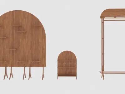 Retail Display Shelving Units 3D model