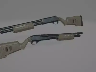 Remington 870 3D model