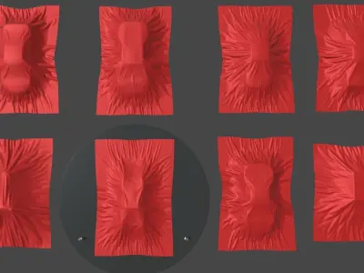 Car Motorbike Presentation Sheet Pack 3D model