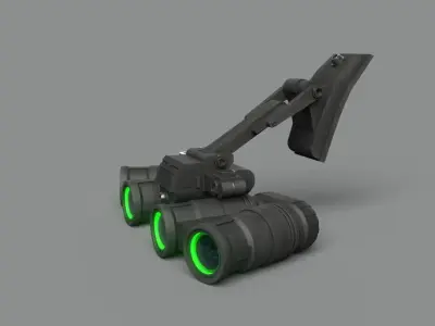 Night Vision Goggles 3d Model Low-poly 3D model