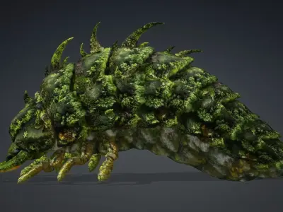 Larval-V2d 3D model