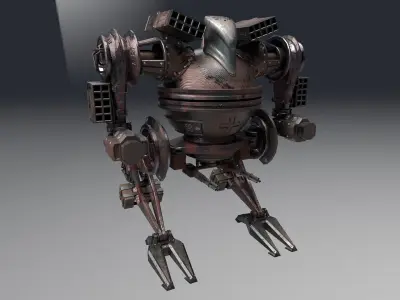 DARKMECH Pack Low-poly 3D model