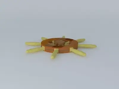 Wheel with 8 Malaguetas 3D model