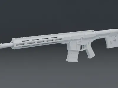 Zbroyar Z-10 UAR-10 Game-Ready Low-poly 3D model