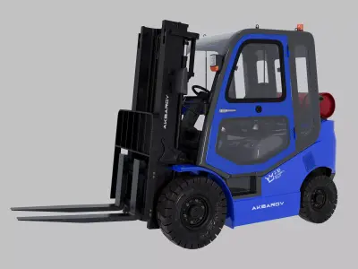 Fork lift truck JAC CPCD 25 3D model