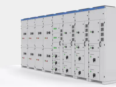 Complete Panels electricity cupboard 3D model