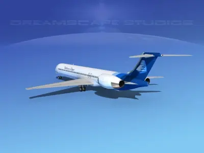 McDonnell Douglas MD-90 Baltimore Clipper 3D model