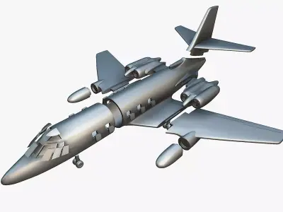 Lockheed C-140 JetStar - 3D Printable Model 3D print model