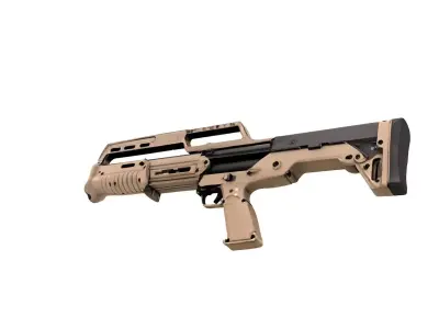 KS7 shotgun 3D model